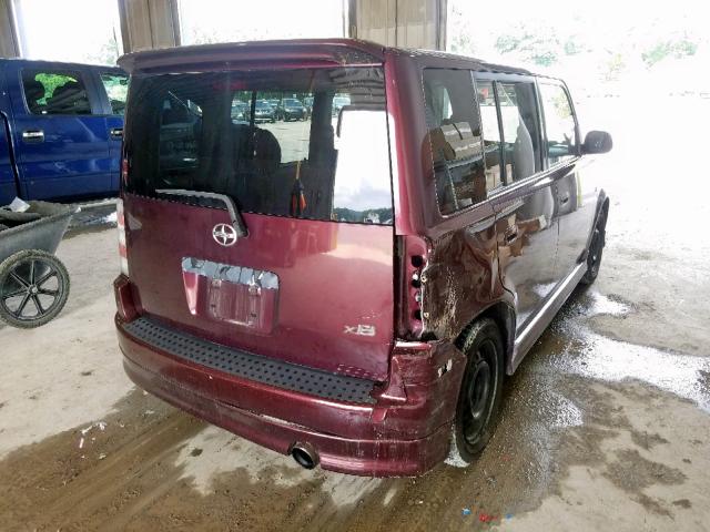 JTLKT334854005886 - 2005 TOYOTA SCION XB 栗色 照片 4