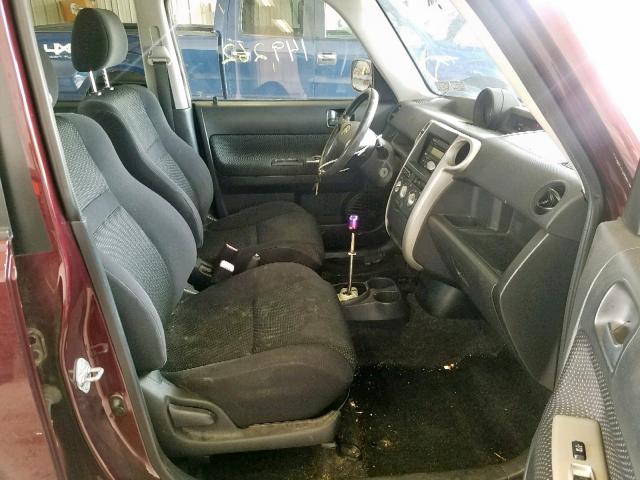 JTLKT334854005886 - 2005 TOYOTA SCION XB 栗色 照片 5