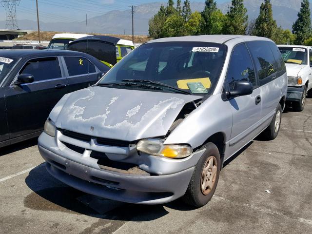 2B4FP25BXYR511578 - 2000 DODGE CARAVAN SILVER photo 2