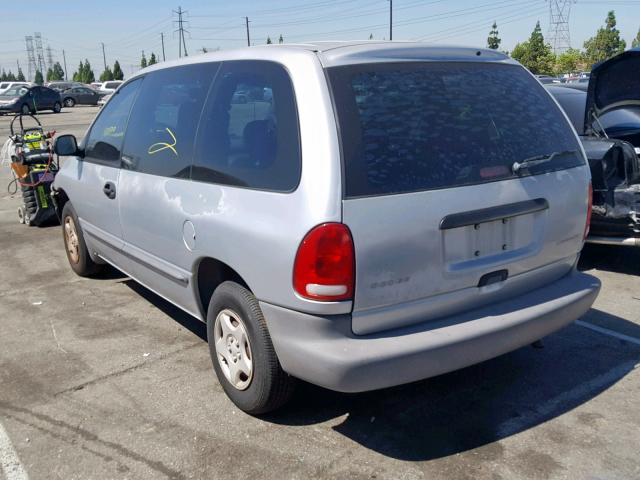 2B4FP25BXYR511578 - 2000 DODGE CARAVAN SILVER photo 3