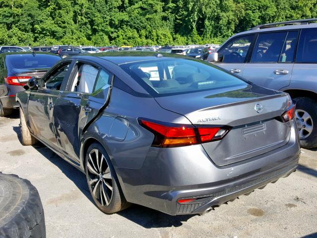 1N4BL4CV7KC139645 - 2019 NISSAN ALTIMA SR GRAY photo 3