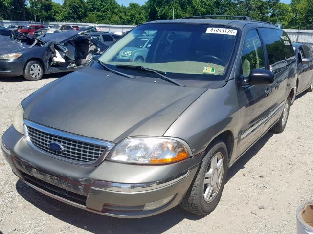 2FMZA524X2BB53239 - 2002 FORD WINDSTAR S TAN photo 2