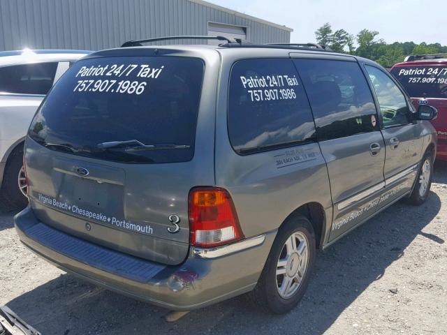 2FMZA524X2BB53239 - 2002 FORD WINDSTAR S TAN photo 4