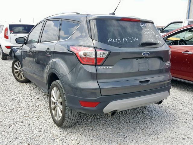 1FMCU0J92HUC77974 - 2017 FORD ESCAPE TIT BLACK photo 3