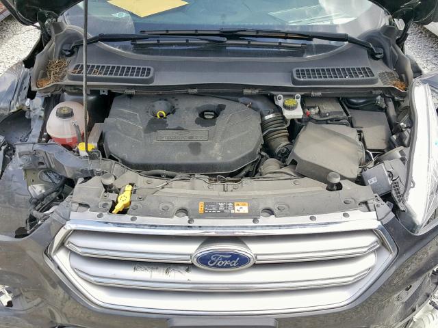 1FMCU0J92HUC77974 - 2017 FORD ESCAPE TIT BLACK photo 7