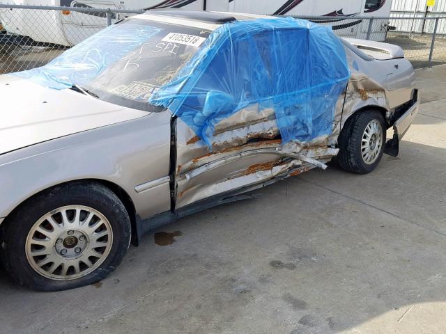 JH4KA8172NC006015 - 1992 ACURA LEGEND LS BEIGE photo 9