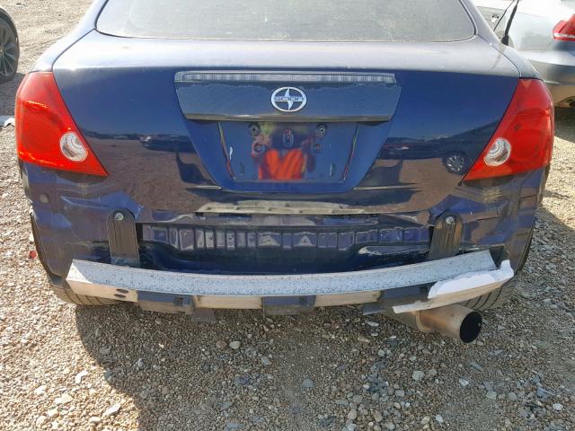 JTKDE177470184311 - 2007 TOYOTA SCION TC ლურჯი ფოტო 9