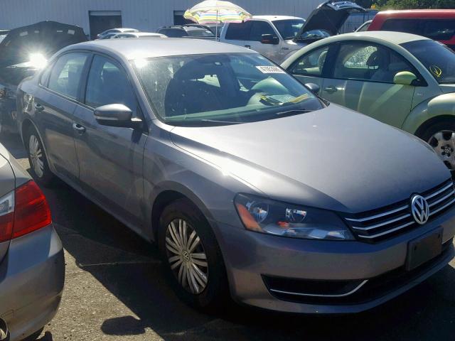 1VWAP7A31EC026384 - 2014 VOLKSWAGEN PASSAT S GRAY photo 1