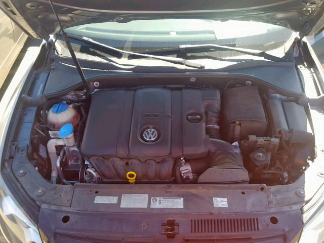 1VWAP7A31EC026384 - 2014 VOLKSWAGEN PASSAT S GRAY photo 7