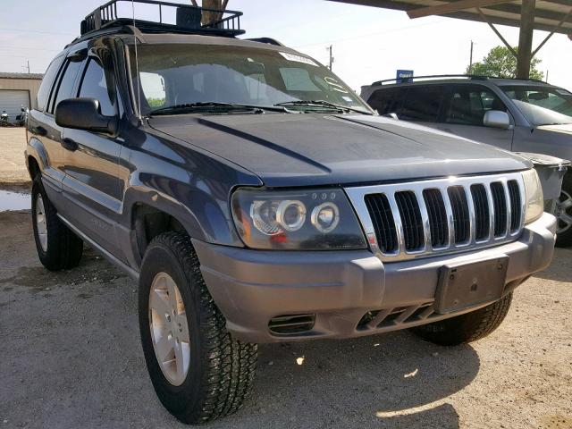 1J4GW48S12C173368 - 2002 JEEP GRAND CHER BLUE photo 1