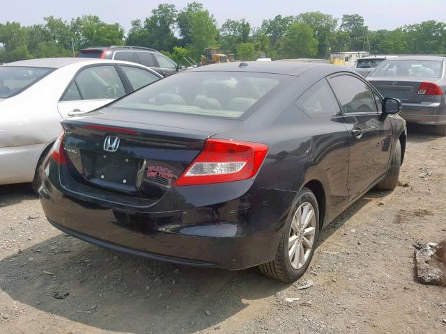 2HGFG3B12CH535667 - 2012 HONDA CIVIC EXL 黑色 照片 4