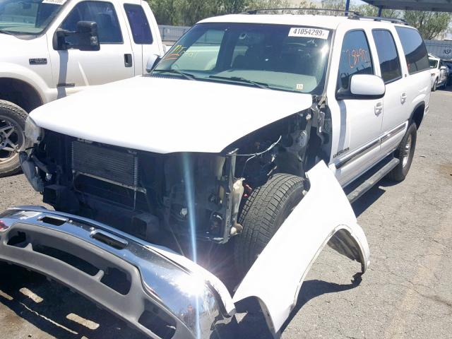 3GKGK26G81G249785 - 2001 GMC YUKON XL K WHITE photo 2