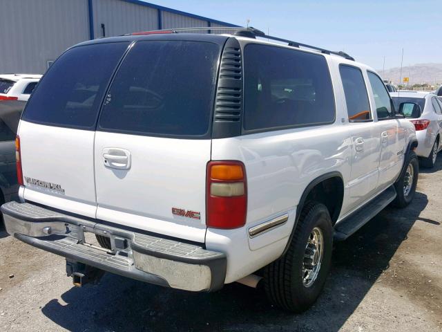 3GKGK26G81G249785 - 2001 GMC YUKON XL K WHITE photo 4