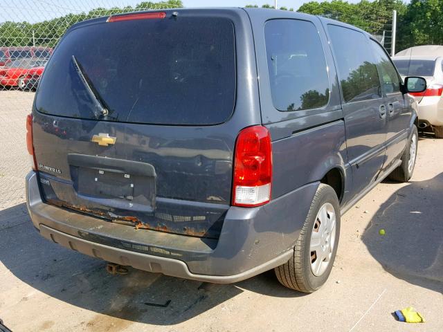 1GNDV23W38D162151 - 2008 CHEVROLET UPLANDER L BLUE photo 4