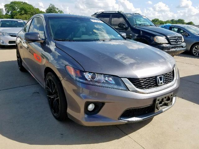 1HGCT2B89DA000888 - 2013 HONDA ACCORD EXL GRAY photo 1