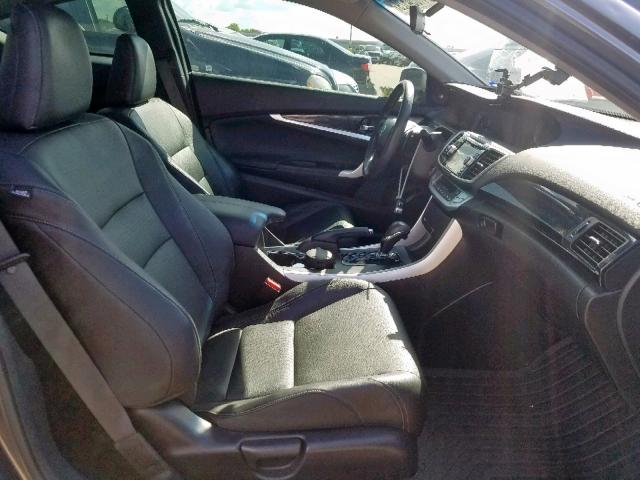 1HGCT2B89DA000888 - 2013 HONDA ACCORD EXL GRAY photo 5