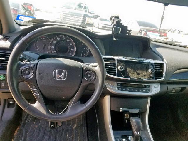 1HGCT2B89DA000888 - 2013 HONDA ACCORD EXL GRAY photo 9