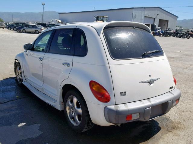 3C8FY68BX2T266464 - 2002 CHRYSLER PT CRUISER WHITE photo 3