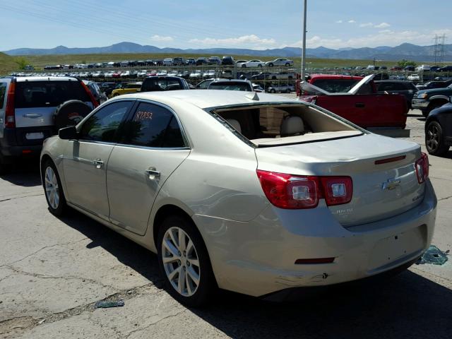 1G11H5SA2DF232093 - 2013 CHEVROLET MALIBU LTZ GOLD photo 3