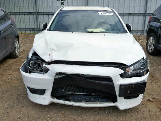 JA32U8FWXAU018800 - 2010 MITSUBISHI LANCER GTS WHITE photo 9