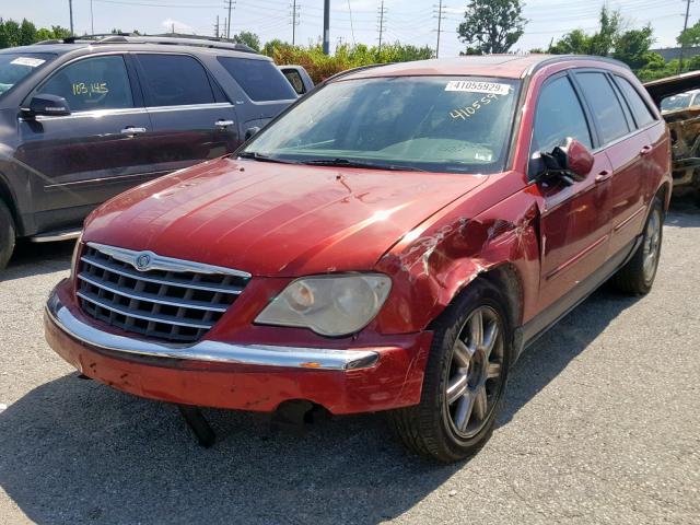 2A8GF68XX7R103842 - 2007 CHRYSLER PACIFICA T RED photo 2