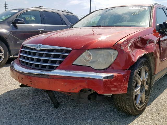 2A8GF68XX7R103842 - 2007 CHRYSLER PACIFICA T RED photo 9