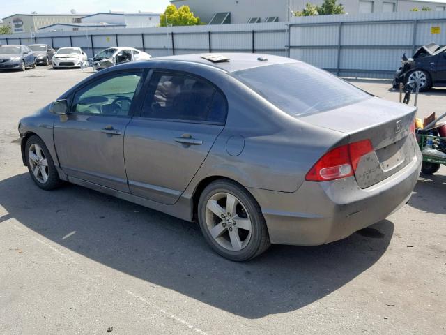 2HGFA16918H506903 - 2008 HONDA CIVIC EXL CHARCOAL photo 3