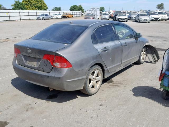 2HGFA16918H506903 - 2008 HONDA CIVIC EXL CHARCOAL photo 4