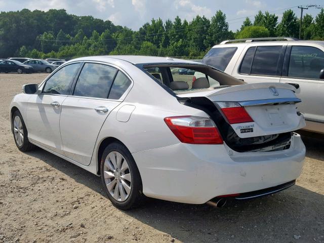 1HGCR3F89DA034425 - 2013 HONDA ACCORD EXL WHITE photo 3