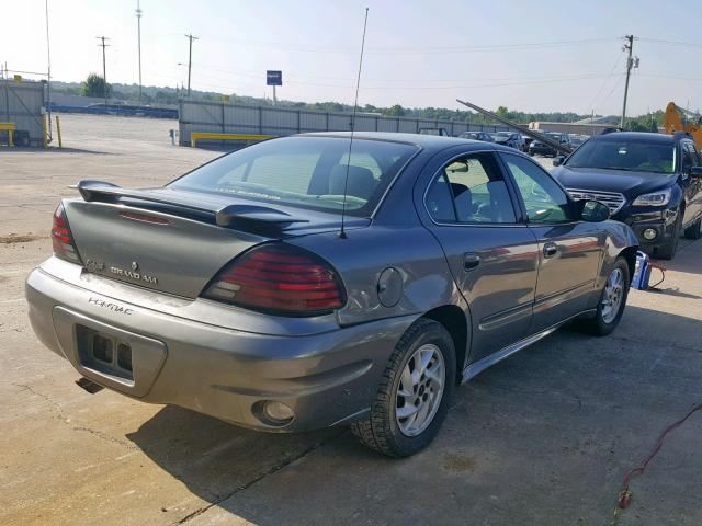1G2NF52F13C227160 - 2003 PONTIAC GRAND AM S GRAY photo 4