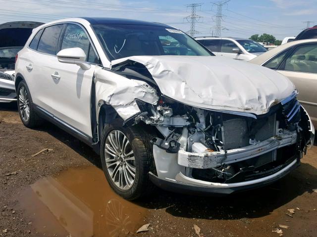 2LMTJ6LR7GBL74332 - 2016 LINCOLN MKX RESERV WHITE photo 1