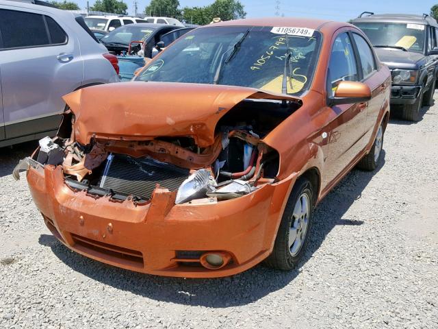 KL1TD56657B132199 - 2007 CHEVROLET AVEO BASE Narıncı foto 2