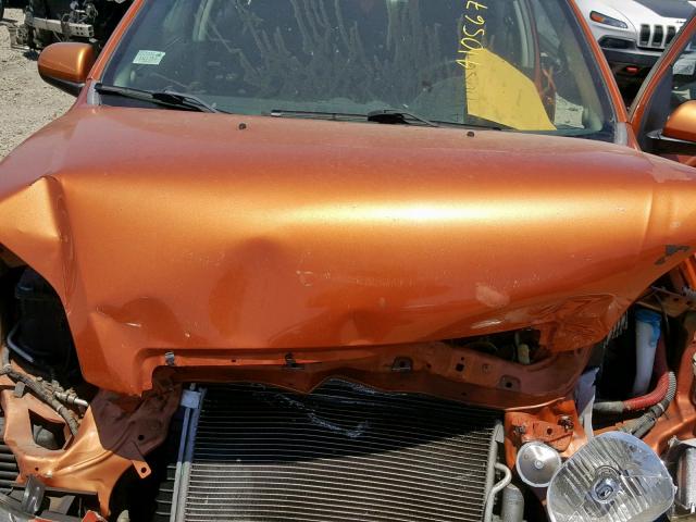 KL1TD56657B132199 - 2007 CHEVROLET AVEO BASE Narıncı foto 7