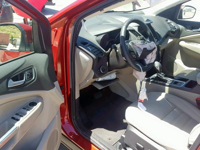 1FMCU9J98KUA19163 - 2019 FORD ESCAPE TIT RED photo 9