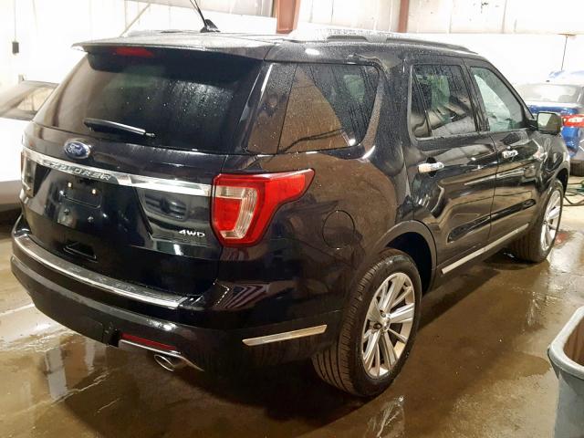 1FM5K8F81KGB11545 - 2019 FORD EXPLORER L BLACK photo 4