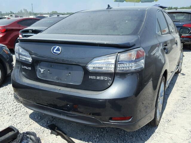 JTHBB1BA7A2001634 - 2010 LEXUS HS 250H BLUE photo 4