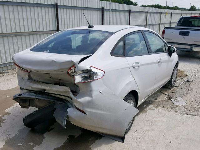 3FADP4AJXEM203029 - 2014 FORD FIESTA S WHITE photo 4