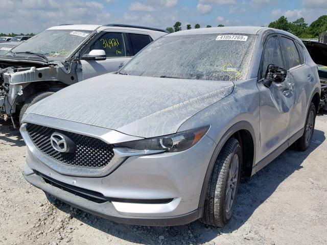 JM3KFABM1J0317503 - 2018 MAZDA CX-5 SPORT SILVER photo 2