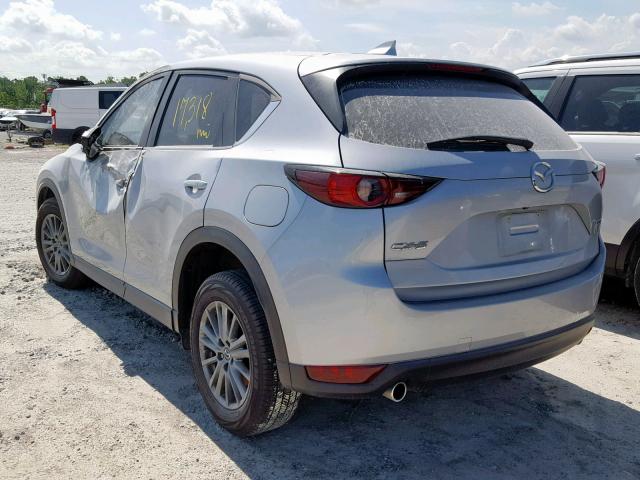 JM3KFABM1J0317503 - 2018 MAZDA CX-5 SPORT SILVER photo 3