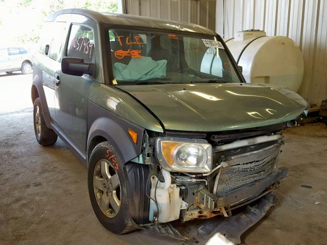 5J6YH28593L033437 - 2003 HONDA ELEMENT EX GREEN photo 1