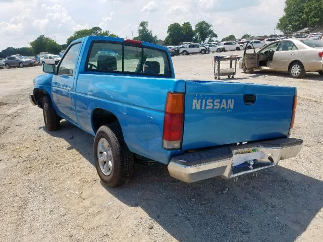 1N6SD11S6SC343770 - 1995 NISSAN TRUCK E/XE BLUE photo 3