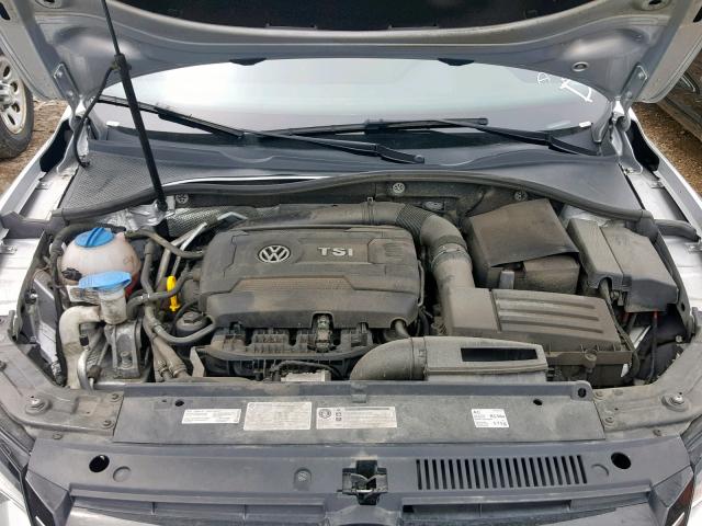 1VWAS7A36EC039906 - 2014 VOLKSWAGEN PASSAT S SILVER photo 7