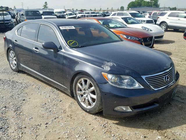 JTHGL46F275012770 - 2007 LEXUS LS 460L GRAY photo 1