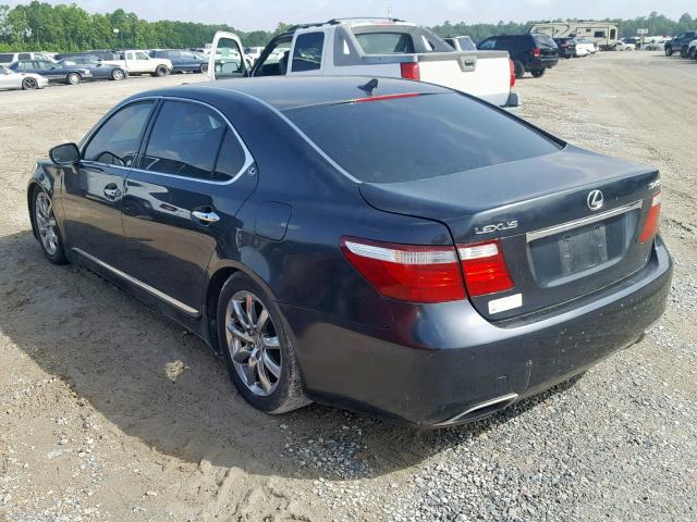 JTHGL46F275012770 - 2007 LEXUS LS 460L GRAY photo 3