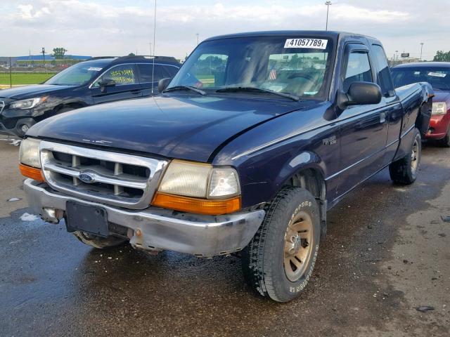 1FTYR14V2XTA04032 - 1999 FORD RANGER SUP BLUE photo 2