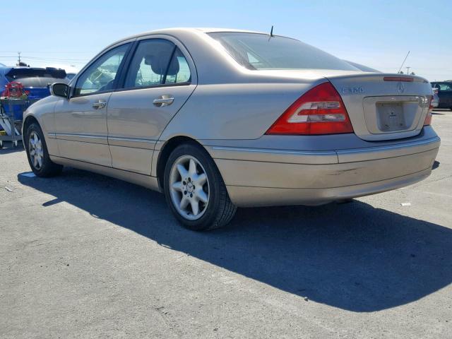 WDBRF64J62F193054 - 2002 MERCEDES-BENZ C 320 GOLD photo 3