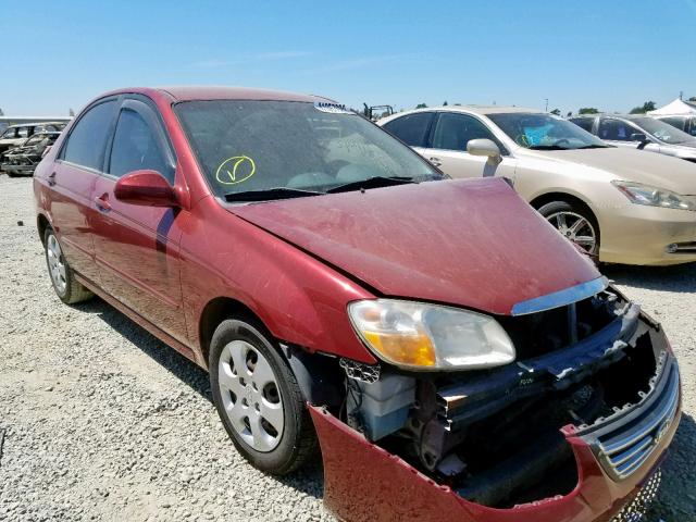 KNAFE122375461803 - 2007 KIA SPECTRA EX RED photo 1