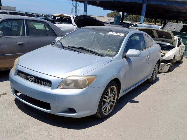 JTKDE167870213648 - 2007 TOYOTA SCION TC ლურჯი ფოტო 2