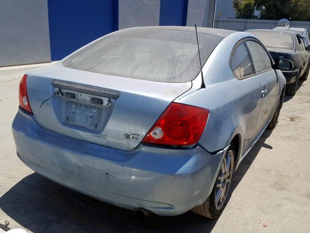 JTKDE167870213648 - 2007 TOYOTA SCION TC ლურჯი ფოტო 4