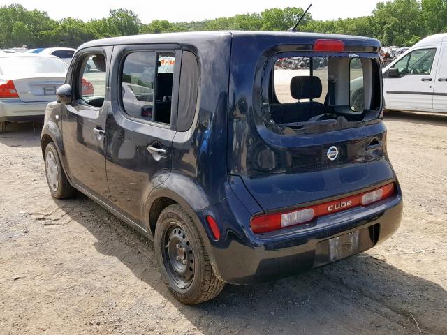 JN8AZ2KR7CT251882 - 2012 NISSAN CUBE BASE BLUE photo 3